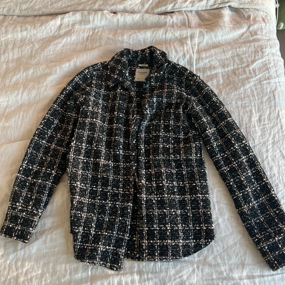 Abercrombie Tweed Oversized Shirt/Jacket